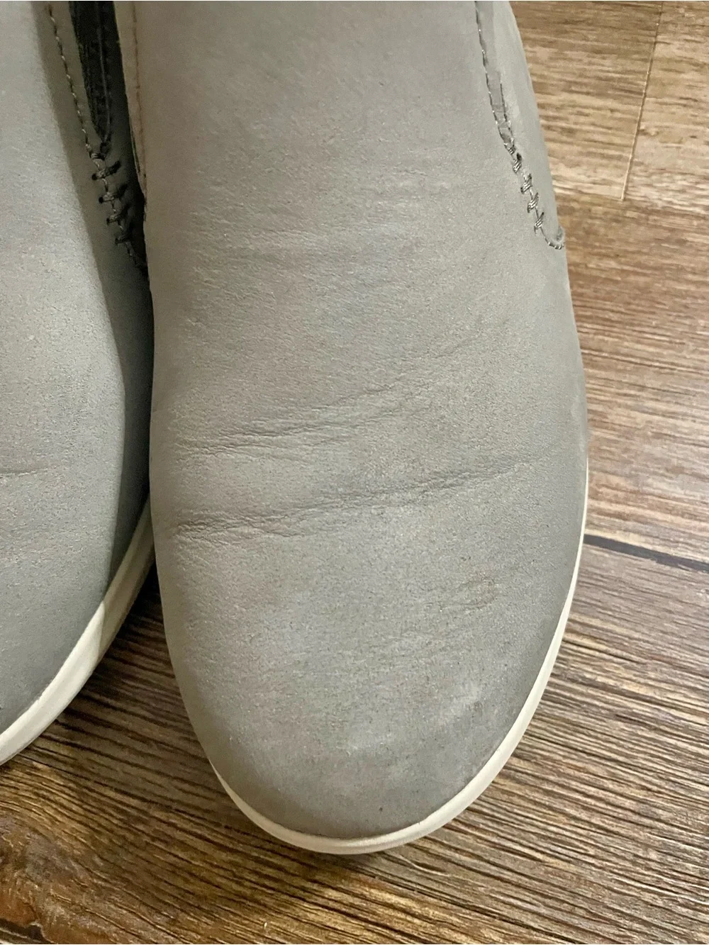 Olukai Hawai'iloa Shoes Women’s US 8 Leather Manu Hope Gray Chelsea Boot Cushion - Picture 11 of 11